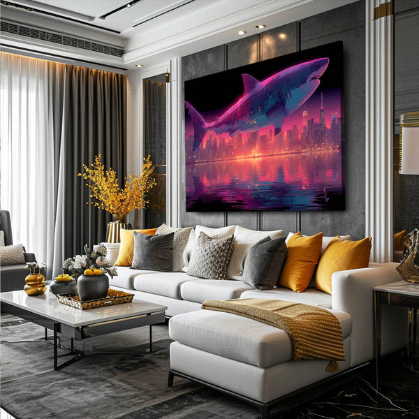 Purple Shark Artwork