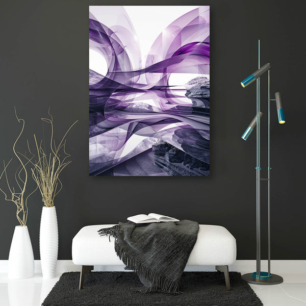 Purple Veil Abstract Art | MusaArtGallery™