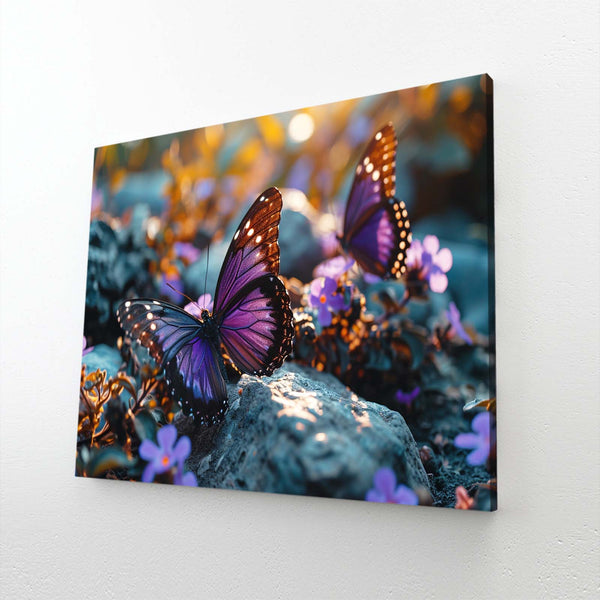 Purple Wall Art Butterfly | MusaArtGallery™