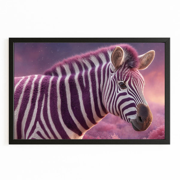 Purple Zebra Artwork
