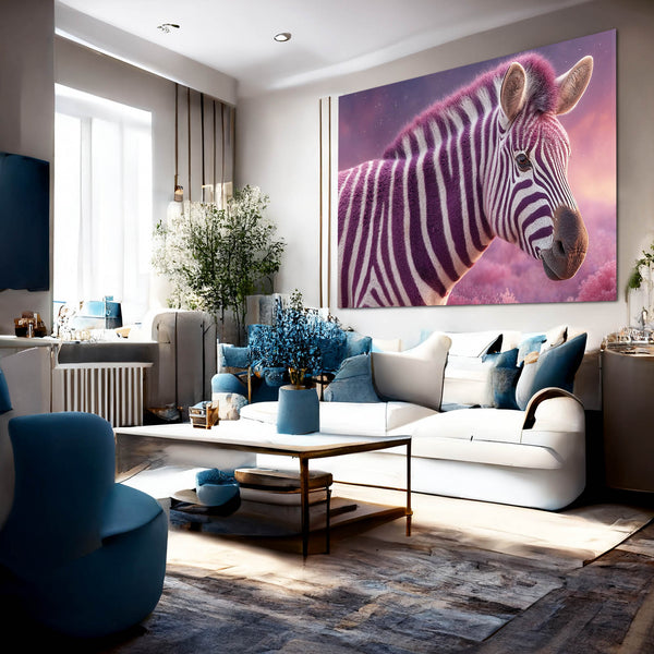 Purple Zebra Artwork