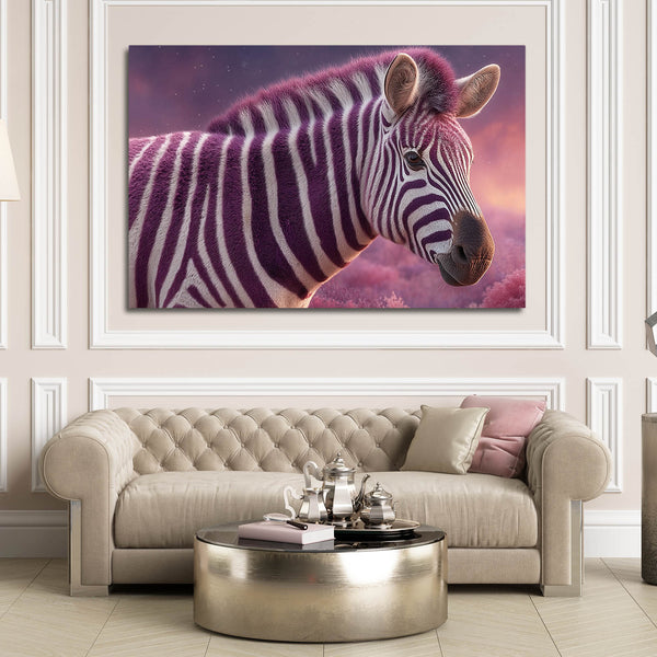 Purple Zebra Artwork