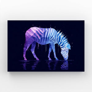 Purple Zebra Wall Art