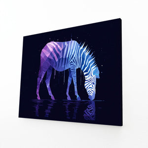 Purple Zebra Wall Art