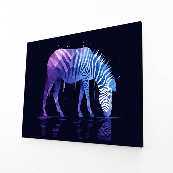 Purple Zebra Wall Art