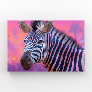 Purple Zebra Wall Decor