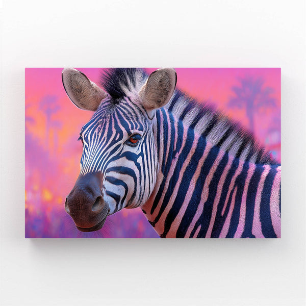 Purple Zebra Wall Decor