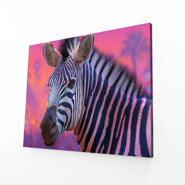 Purple Zebra Wall Decor