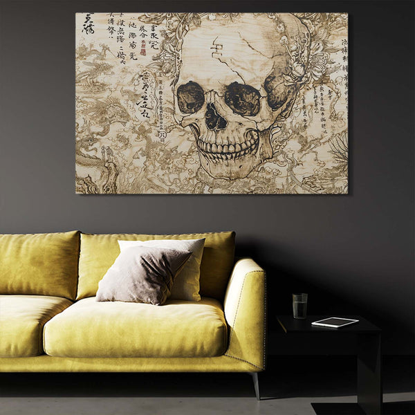 Quoted Skull Art