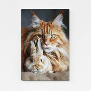 Rabbit and Cat Art | MusaArtGallery™