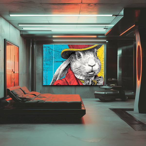 Rabbit Canvas Wall Art
