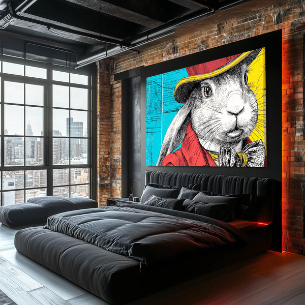 Rabbit Canvas Wall Art