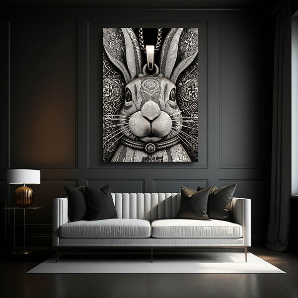 Rabbit Head Wall Decor
