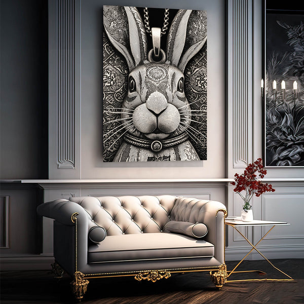 Rabbit Head Wall Decor