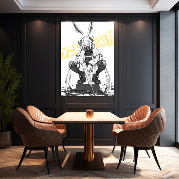 Rabbit Soldier Cyberpunk Art | MusaArtGallery™