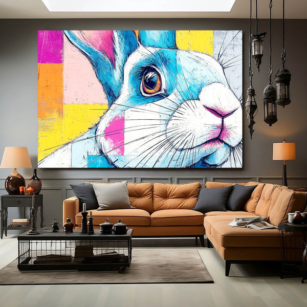 Rabbit Wall Art Horizontal