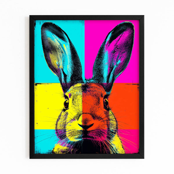 Rabbit Wall Art Pop Art