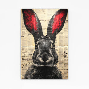 Rabbit Wall Art Vintage