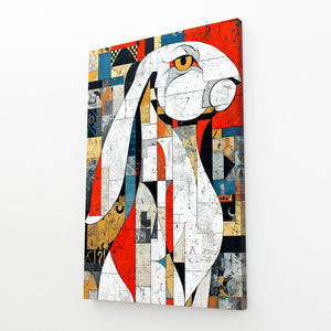 Rabbit Wall Decor Geometric
