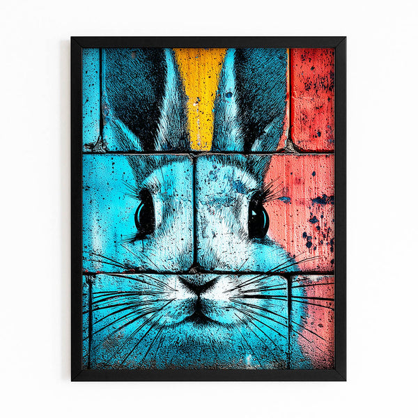 Rabbit Wall Decor Pop Art