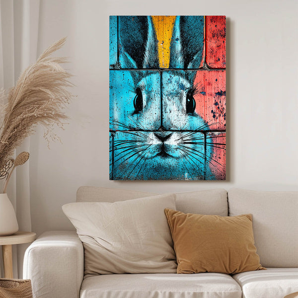 Rabbit Wall Decor Pop Art