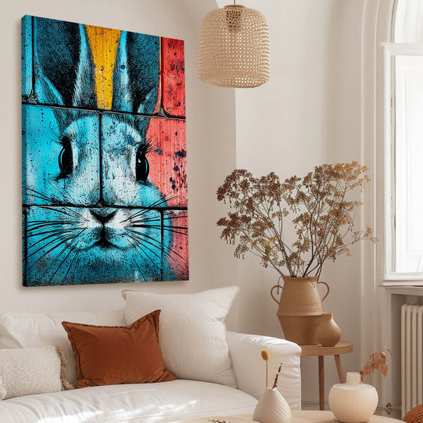 Rabbit Wall Decor Pop Art