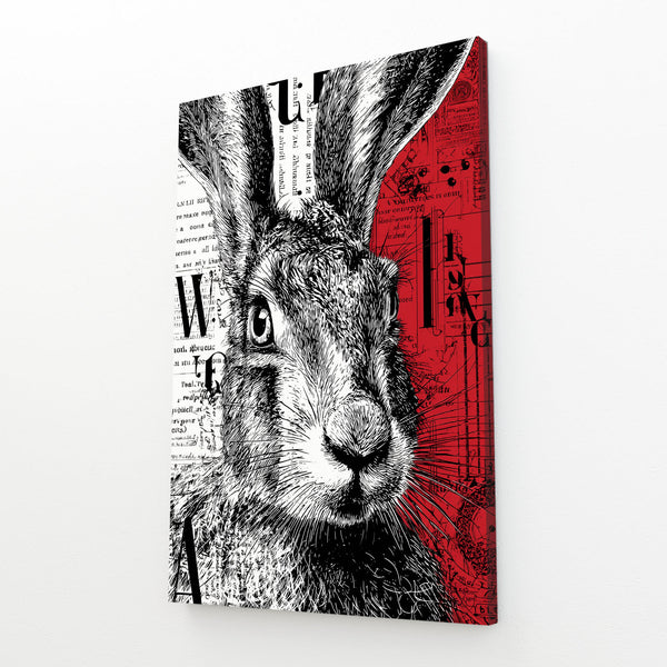 Rabbit Wall Decor Vertical