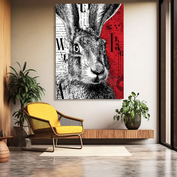 Rabbit Wall Decor Vertical