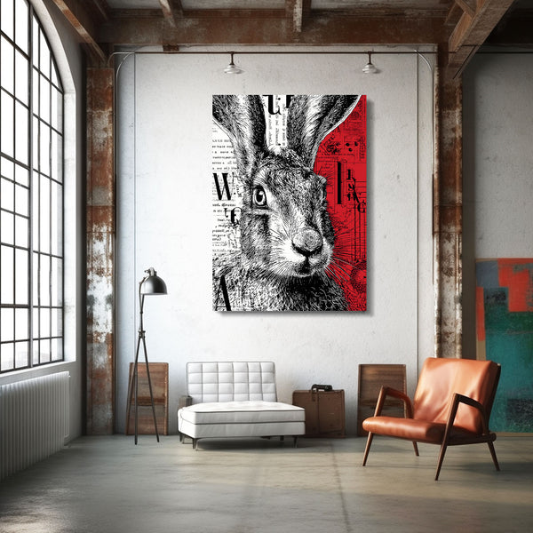 Rabbit Wall Decor Vertical