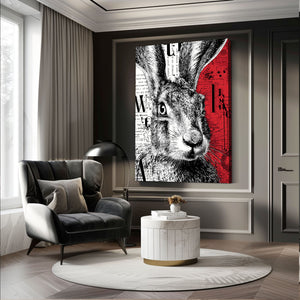 Rabbit Wall Decor Vertical