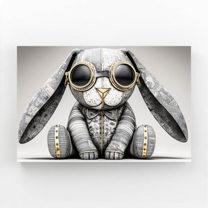 Rabbit With Glasses Wall Art
