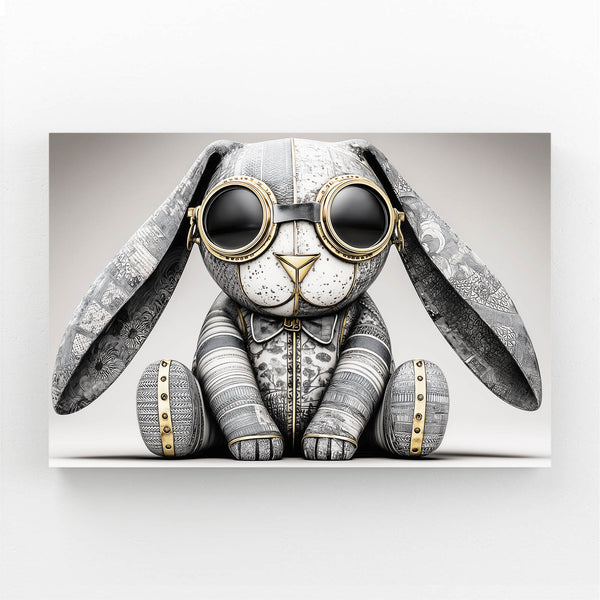 Rabbit With Glasses Wall Art