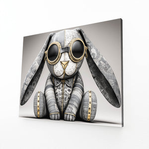 Rabbit With Glasses Wall Art