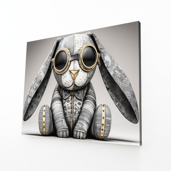 Rabbit With Glasses Wall Art