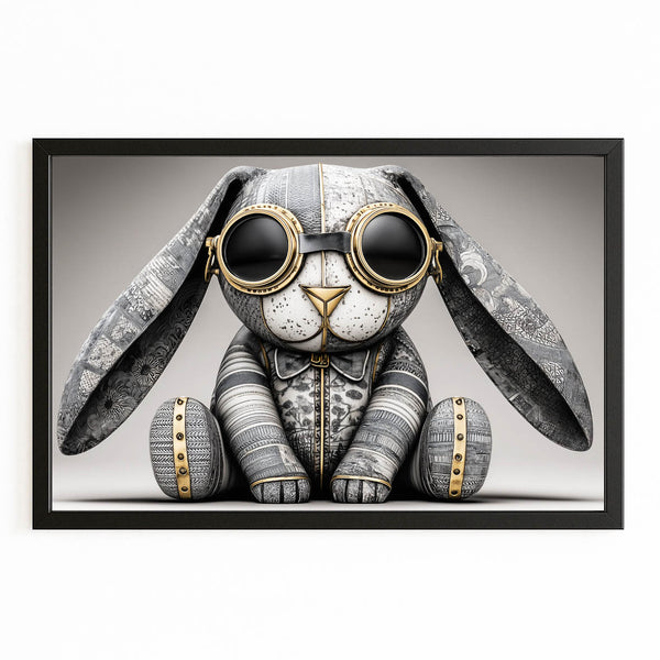 Rabbit With Glasses Wall Art