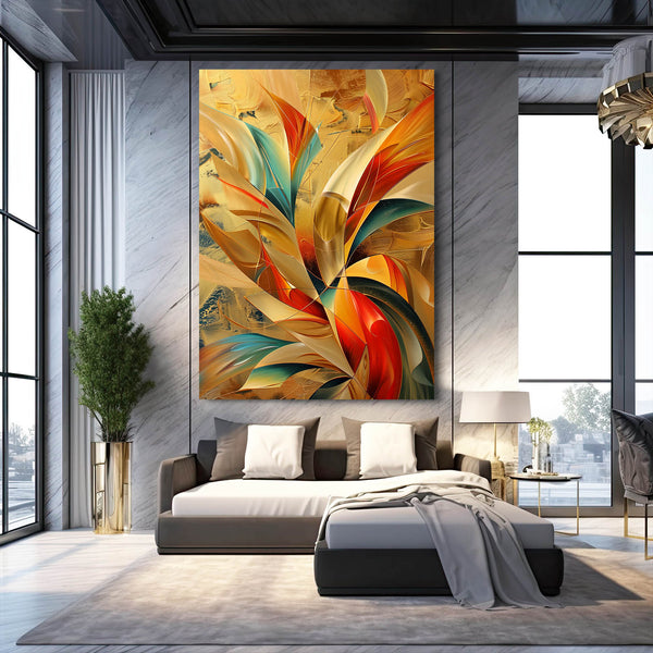 Radiant Bloom Abstract Art | MusaArtGallery™