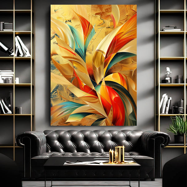 Radiant Bloom Abstract Art | MusaArtGallery™