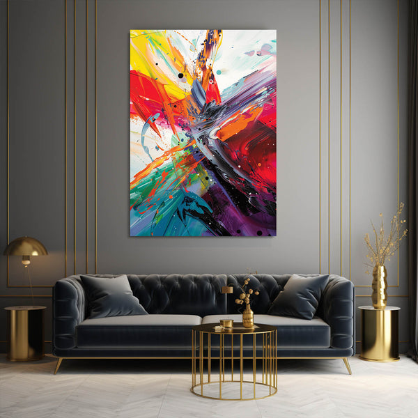 Radiant Explosion Abstract Art | MusaArtGallery™