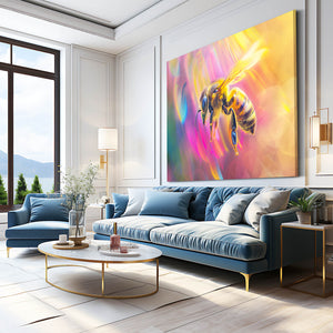Radiant Flight Bee Art | MusaArtGallery™