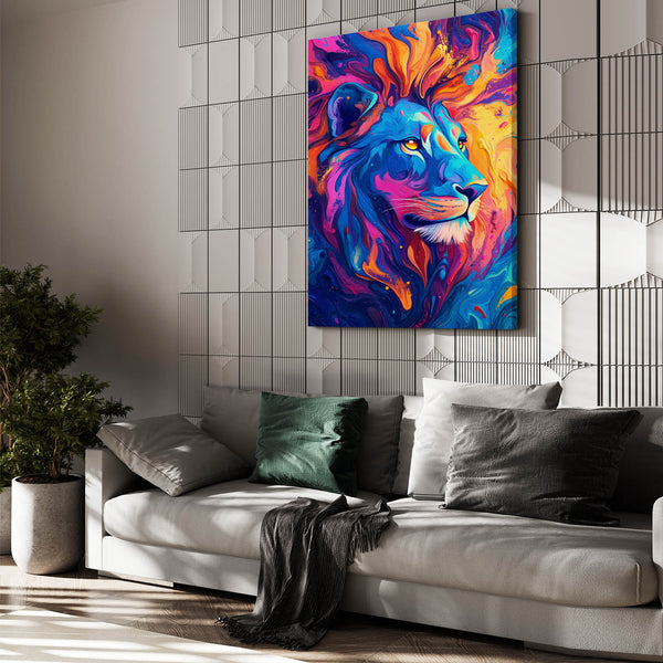 Radiant Lion Wall Art | MusaArtGallery™