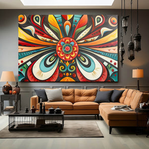 Radiant Mandala Mexican Wall Art | MusaArtGallery™
