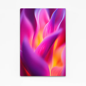 Radiant Petal Flow Pink Abstract Art | MusaArtGallery™