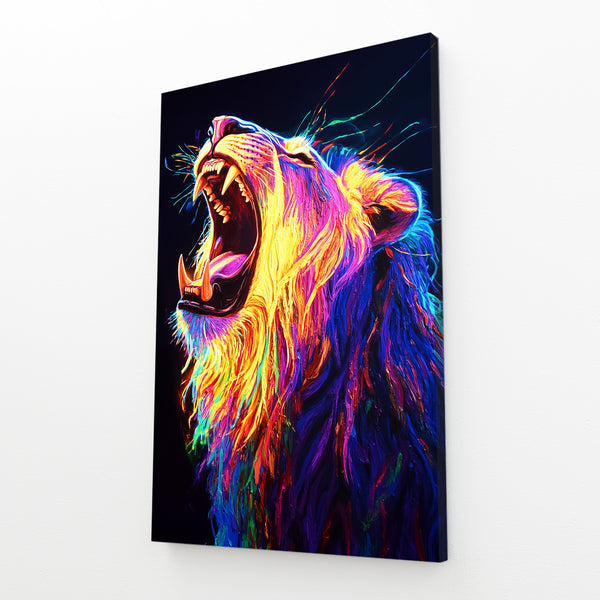 Radiant Roar Lion Wall Art | MusaArtGallery™