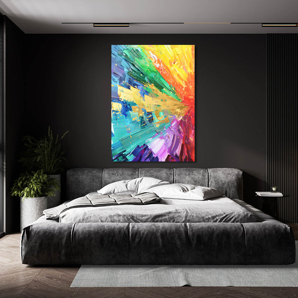 Radiant Spectrum Abstract Art | MusaArtGallery™