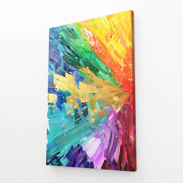 Radiant Spectrum Abstract Art | MusaArtGallery™