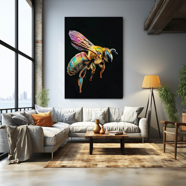 Radiant Spectrum Bee Art | MusaArtGallery™