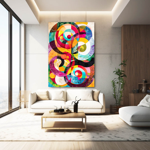 Radiant Spirals Mexican Wall Art | MusaArtGallery™