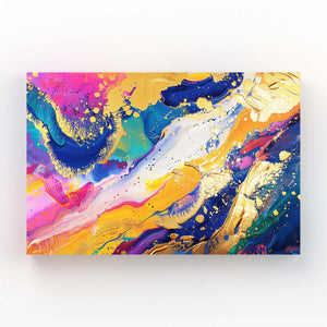 Radiant Splash Abstract Art | MusaArtGallery™