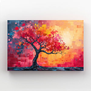 Radiant Sunset Tree Art | MusaArtGallery™