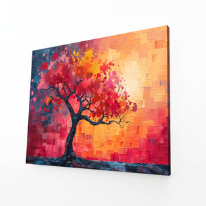 Radiant Sunset Tree Art | MusaArtGallery™